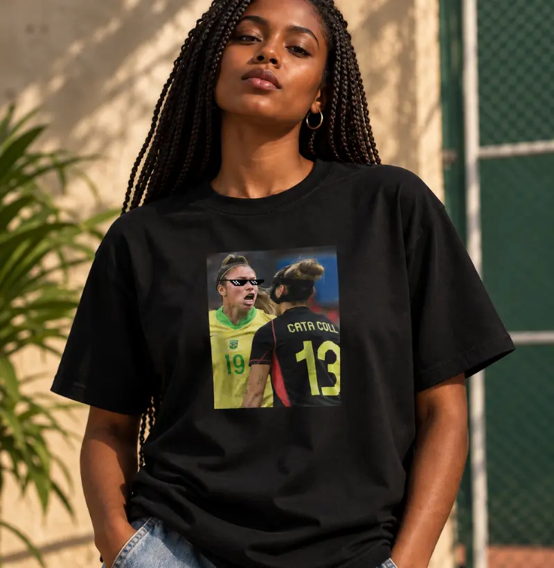 Priscila Sem Paciência — Brasil x Espanha - Camiseta