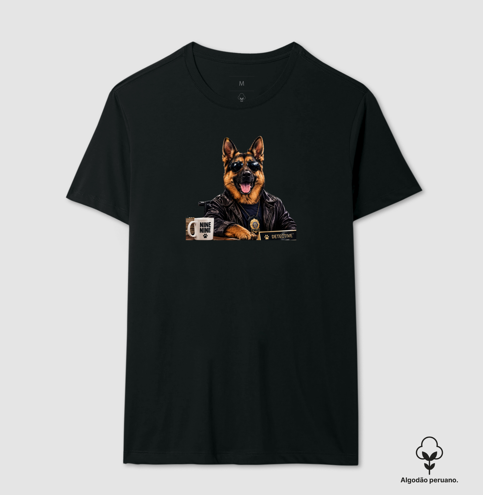 K9 Nine-Nine - Camiseta Algodão Peruano