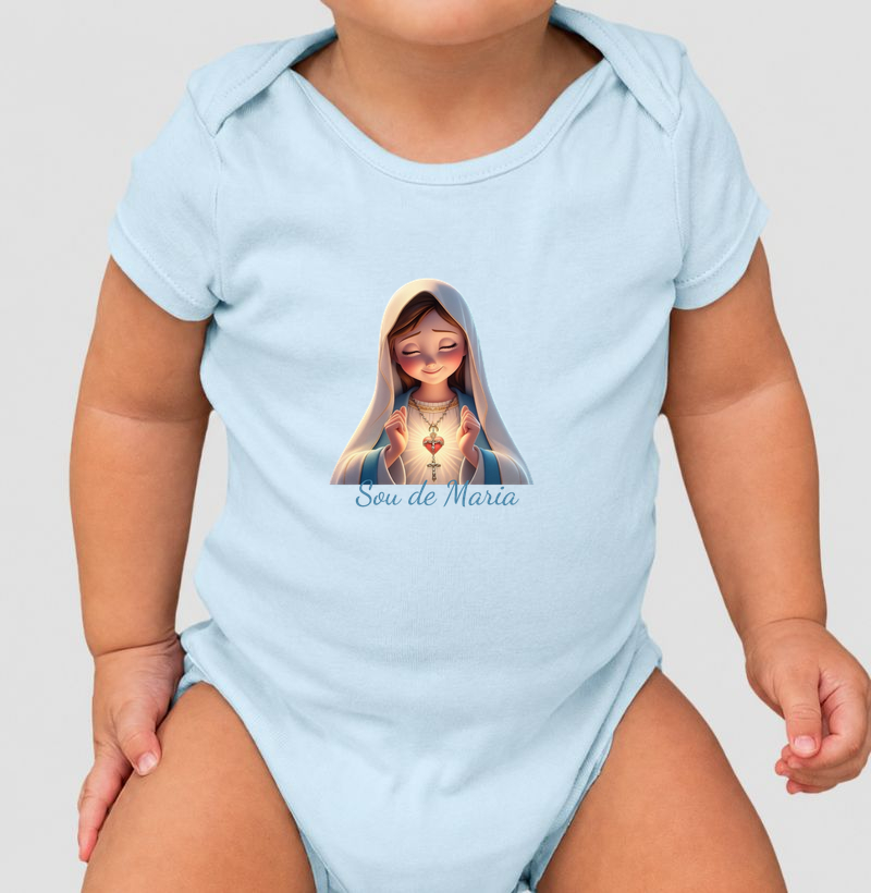 Body Infantil Sou de Maria
