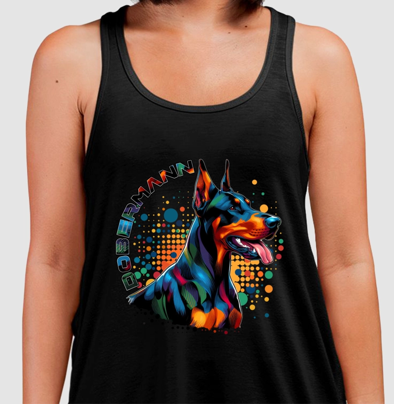 Dobermann Colorful