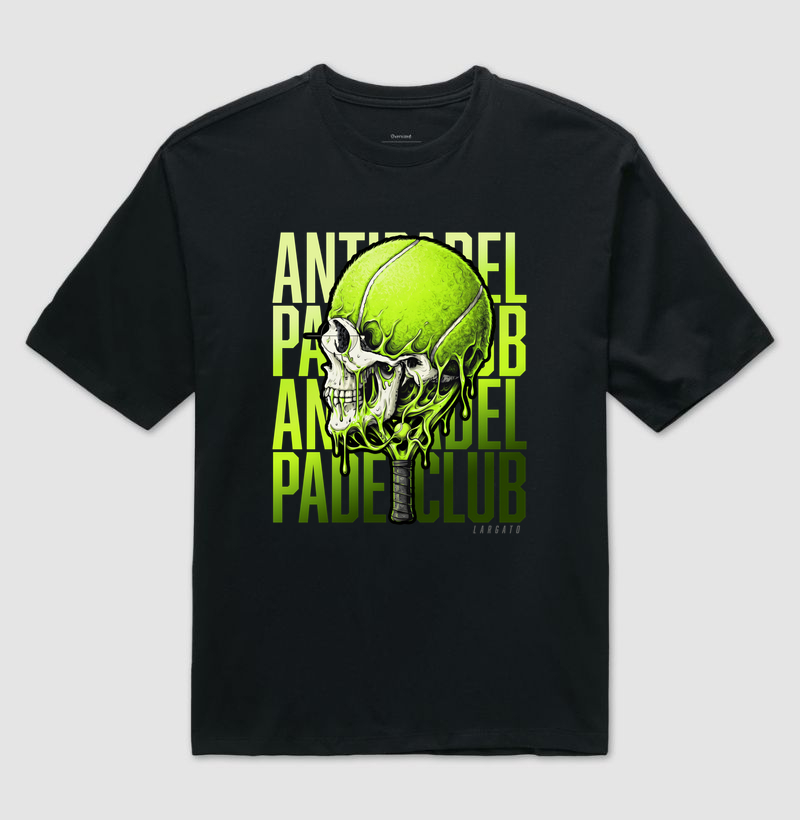 Camiseta Anti-Padel Caveira Verde