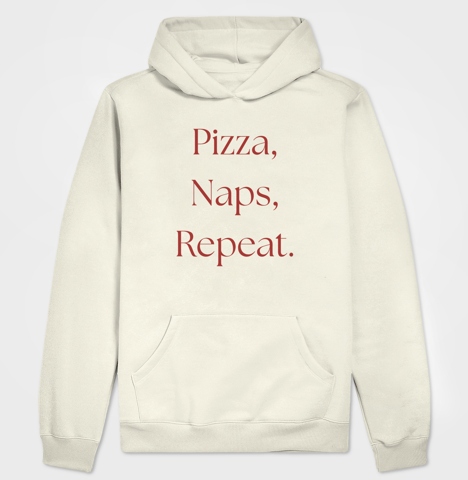 Moletom Capuz Pizza, Naps, Repeat 