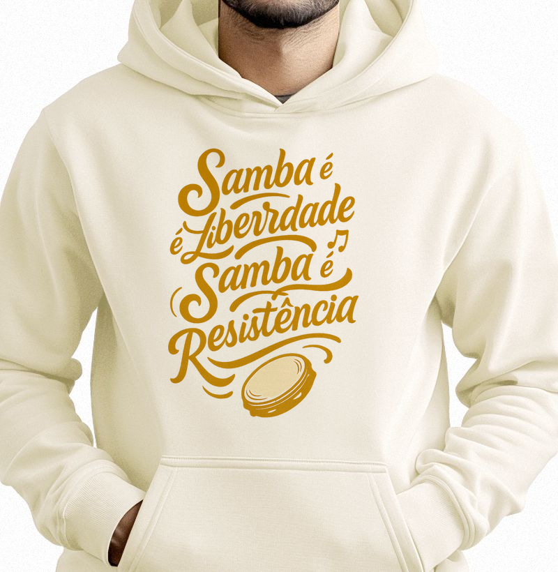 Camiseta Original Samba é Liberdade Samba é Resistência
