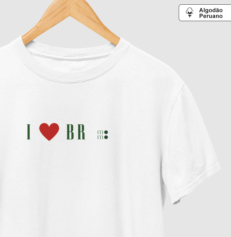 I Love BR Algodão Peruano