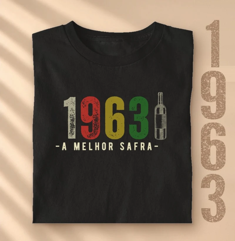 Camiseta Vinho - A Melhor Safra 1963