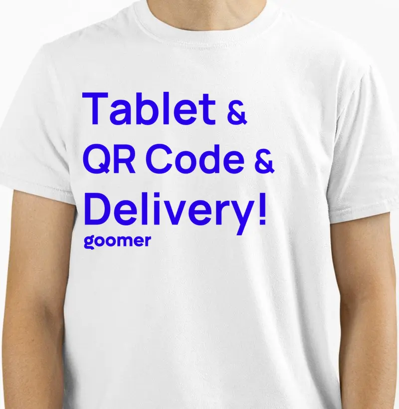 Tablet & QR Code & Delivery! Clara