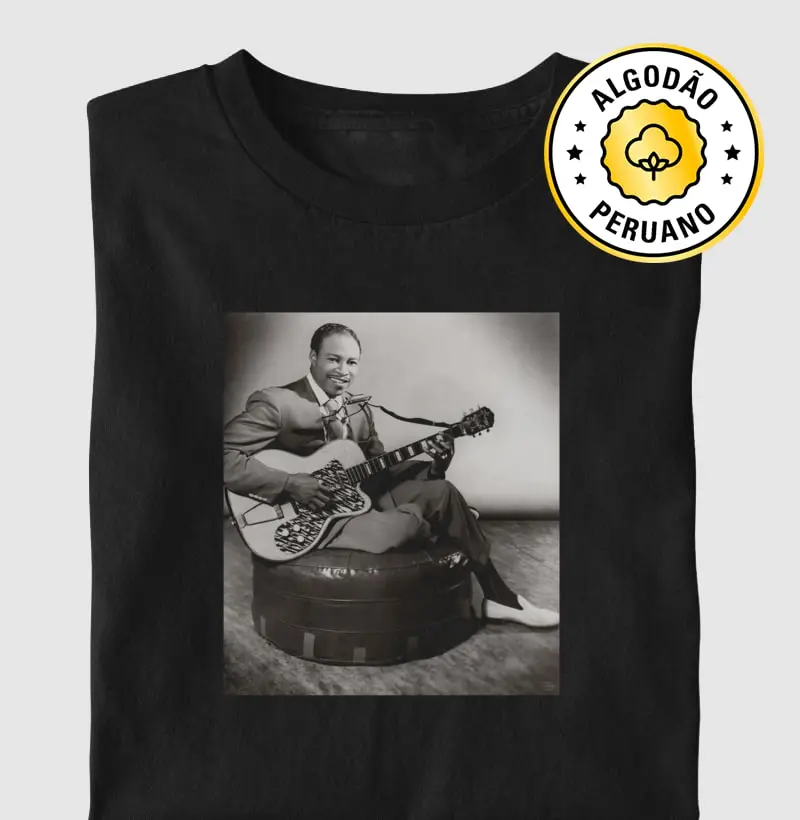 Jimmy Reed - 1960' - Camiseta Algodão Peruano