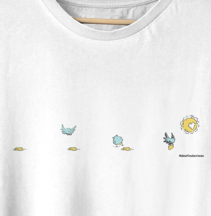 Tirinha Pássaro Azul