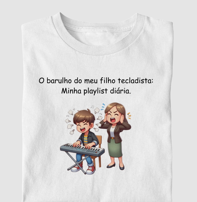 Barulho do filho Tecladista