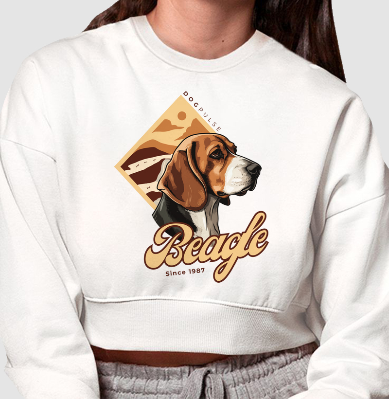 Cropped Moletom Bleagle Busto Dog Pulse