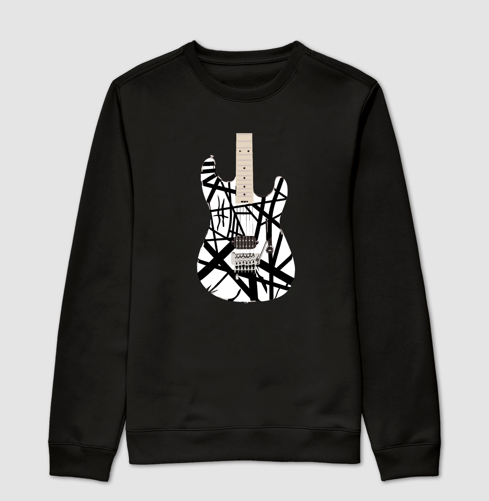 Frankenstrat Guitar: White 'n' Black Edition