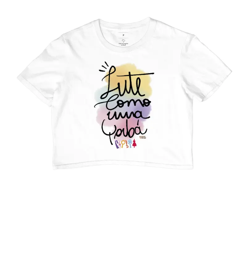 Cropped Lute Como Uma Yabá Maria Patuá