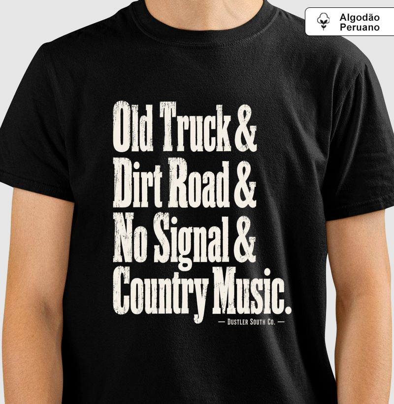 Country Old Truck Dirt Road & Country Music