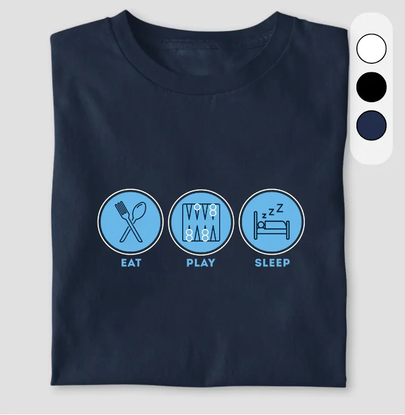 Gamão - Eat, Play & Sleep