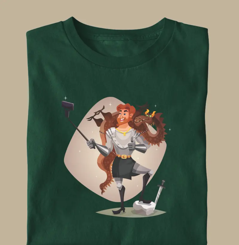 Selfie São Jorge e o Dragão