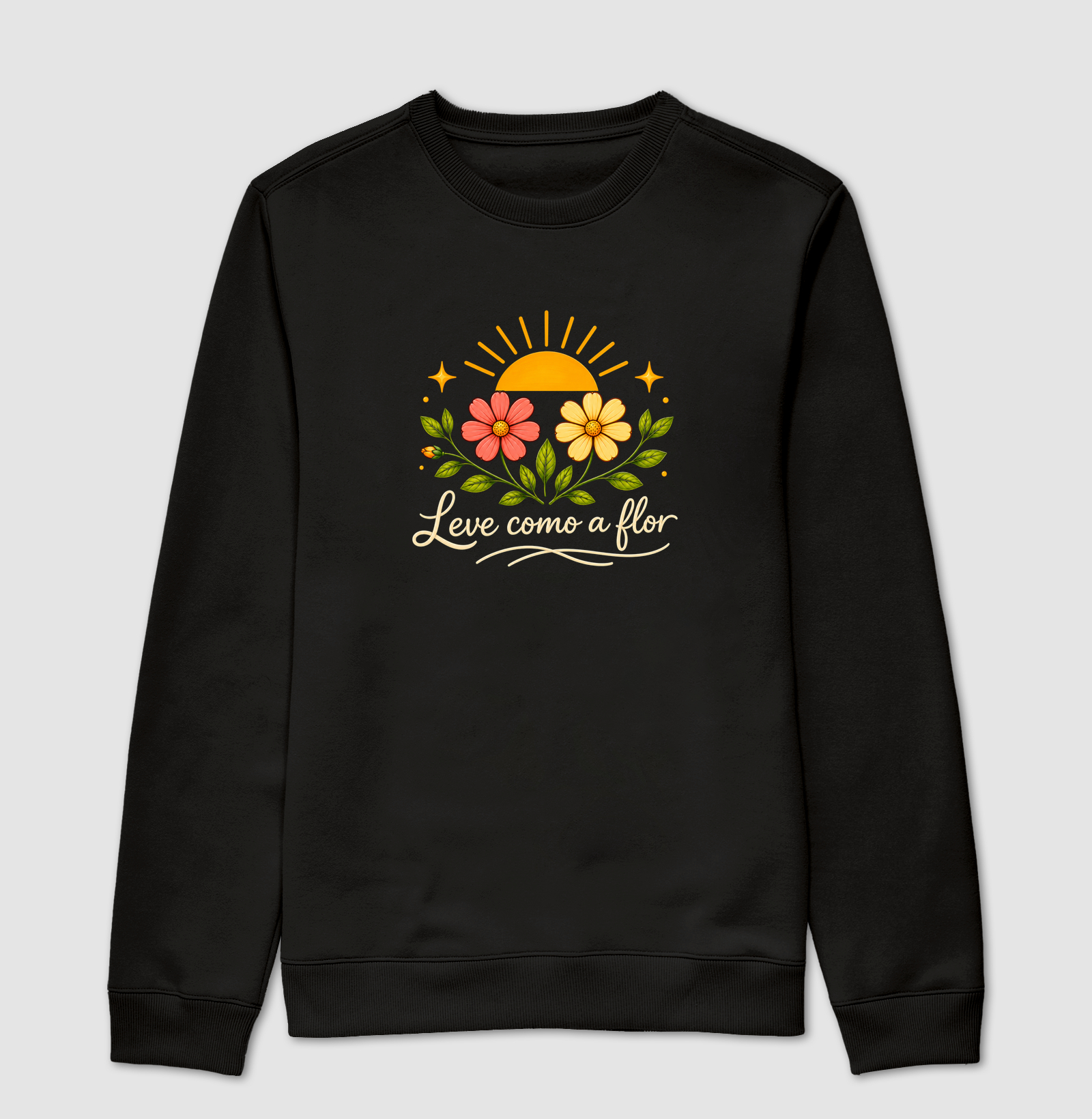 Camiseta Leve como a flor