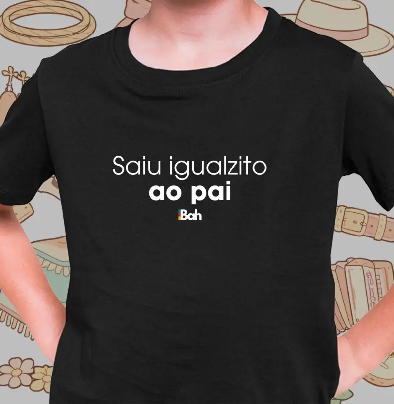 Saiu igualzito ao pai
