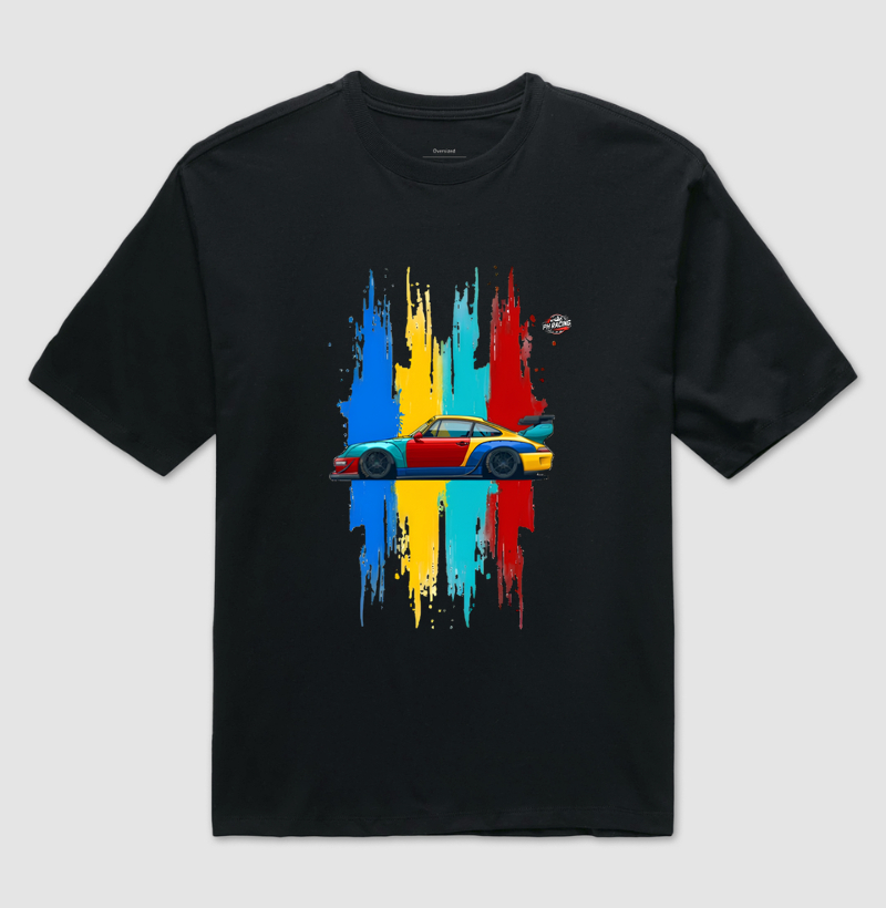 Camiseta Camiseta Oversized Porsche 