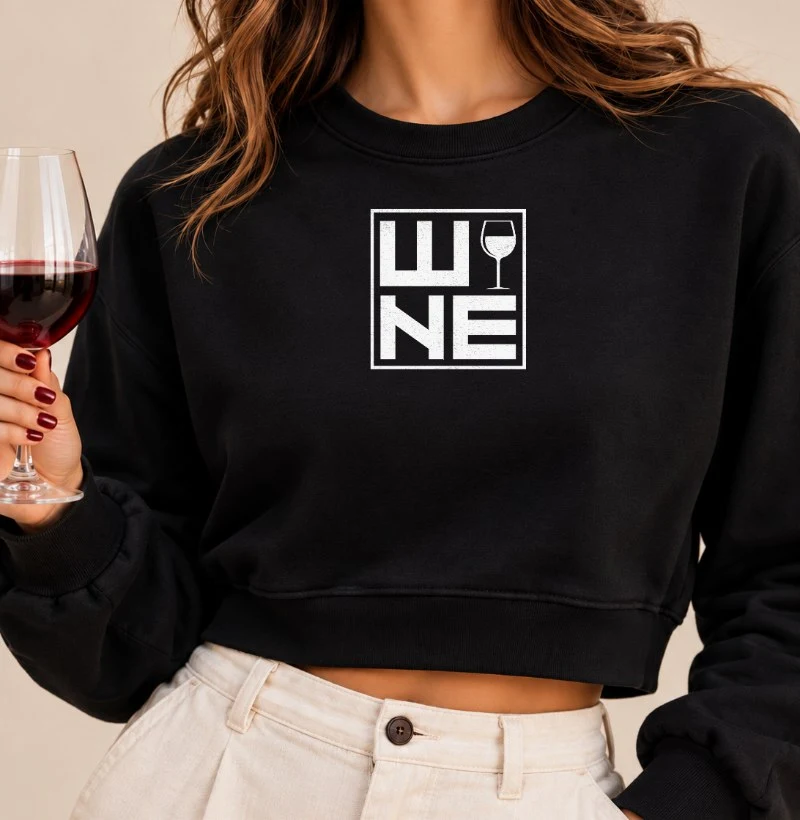 Moletom Cropped Wine - Cropped Moletom