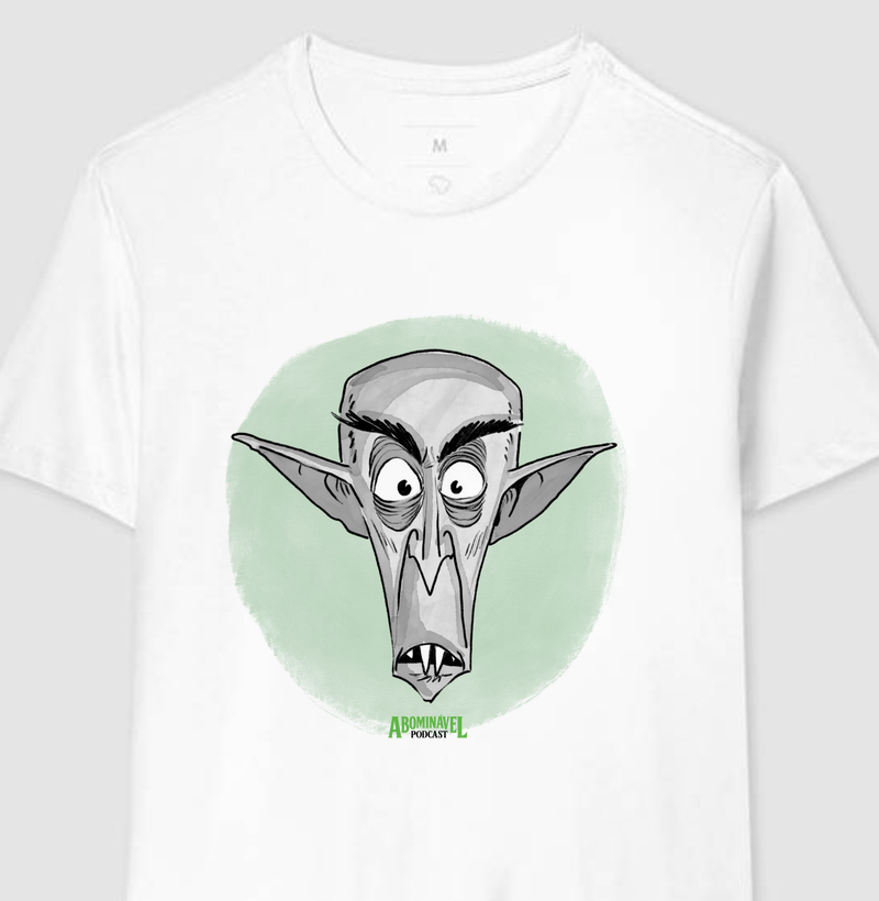 T shirt vampiro collab abominável podcast