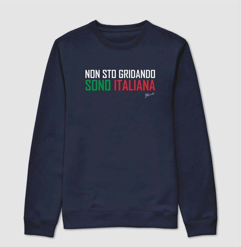 NÃO ESTOU GRITANDO, SOU ITALIANA