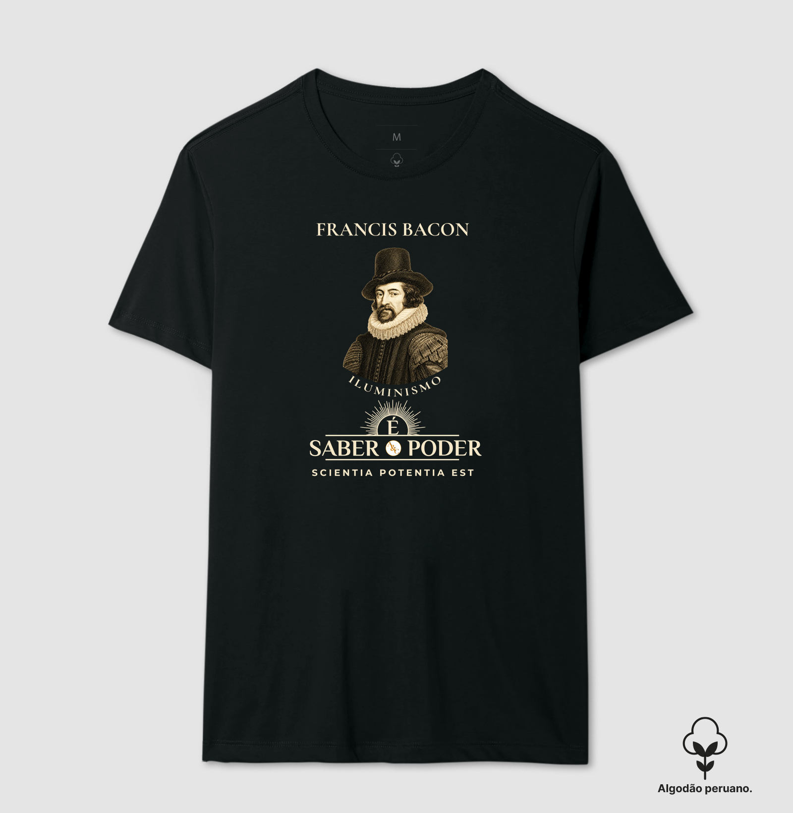 Camiseta Francis Bacon: O Poder que Sobrevive à Ruína - Camiseta Algodão Peruano