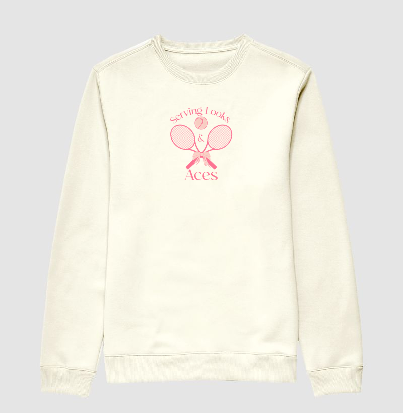 Serving Looks & Aces - Suéter Moletom