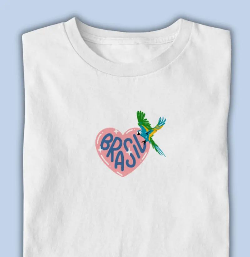 love brasil arara azul