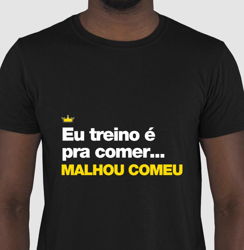Eu treino é pra comer... MALHOU COMEU