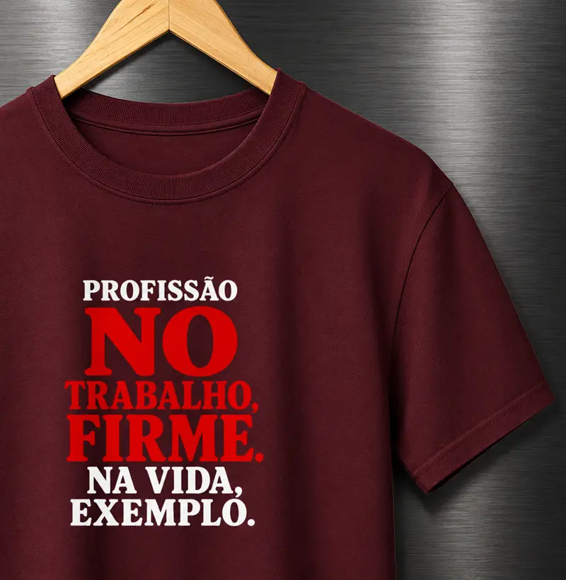 No Trabalho Firme, Exemplo na Vida
