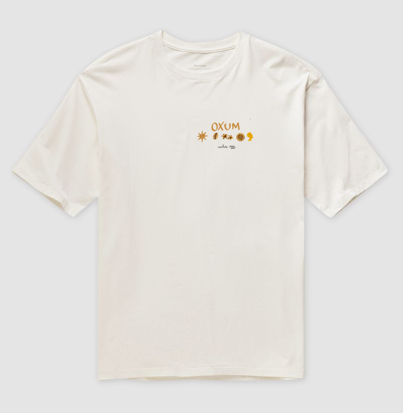 Oxum ícones - bolso - Camiseta Oversized