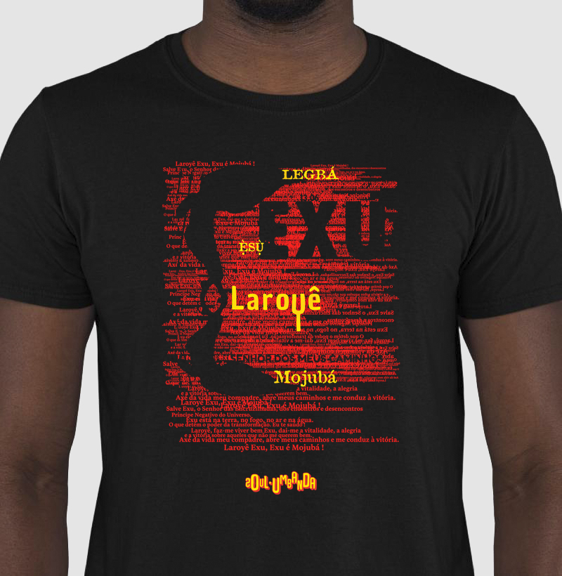 camiseta EXU oração masculina