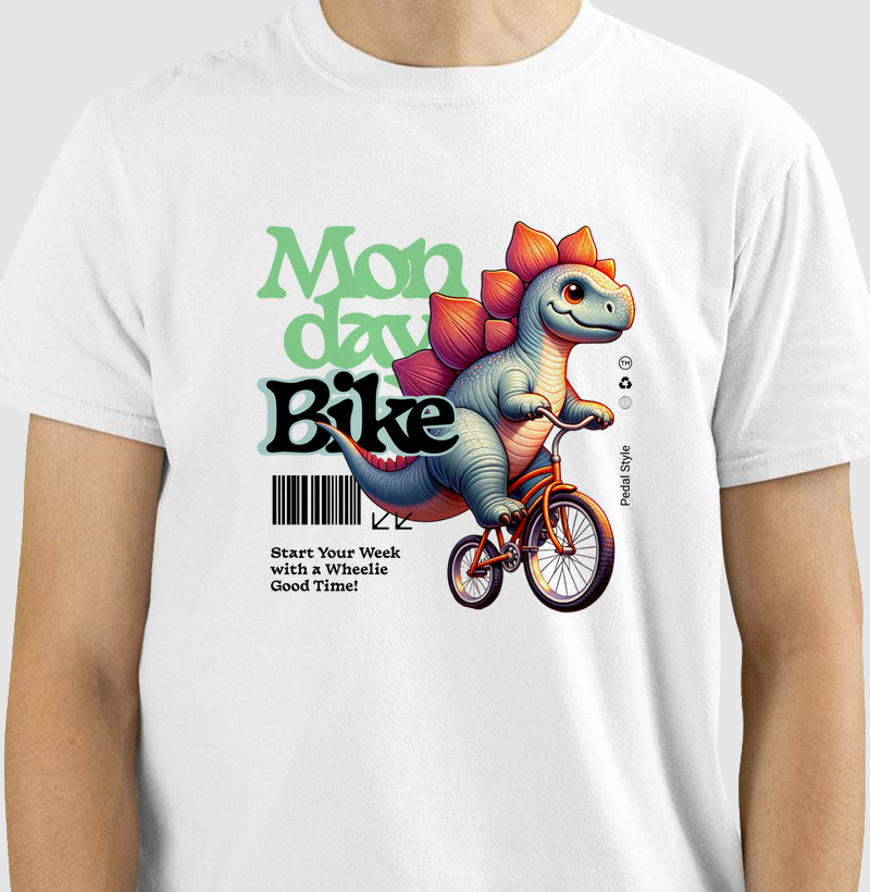 Camiseta Ps Dino Biker