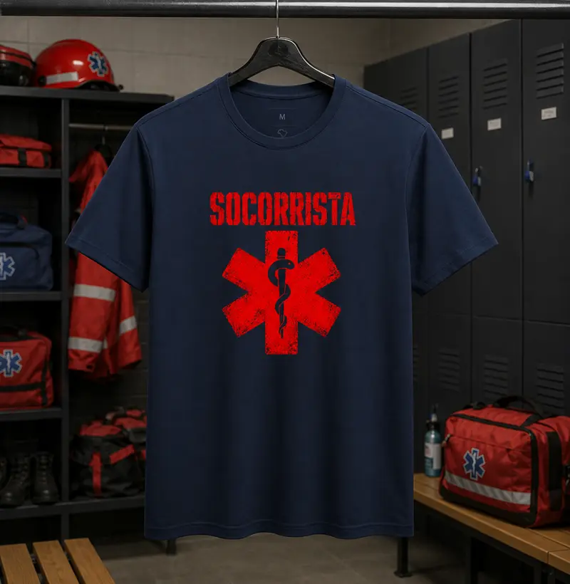 Socorrista Brasão símbolo  - Camiseta
