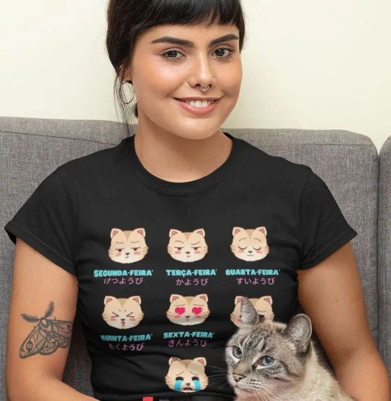 Dias da semana em Hiragana