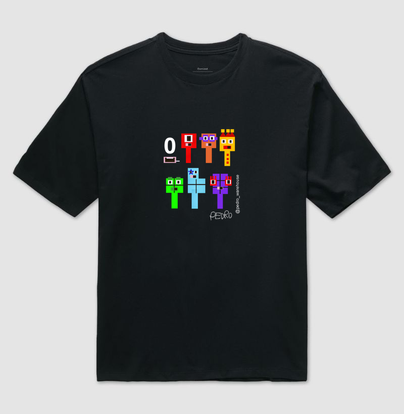 Turma dos números do 0 até o 6