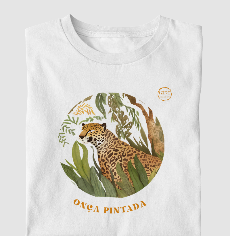 Camiseta Infantil KIRI - Onça-Pintada