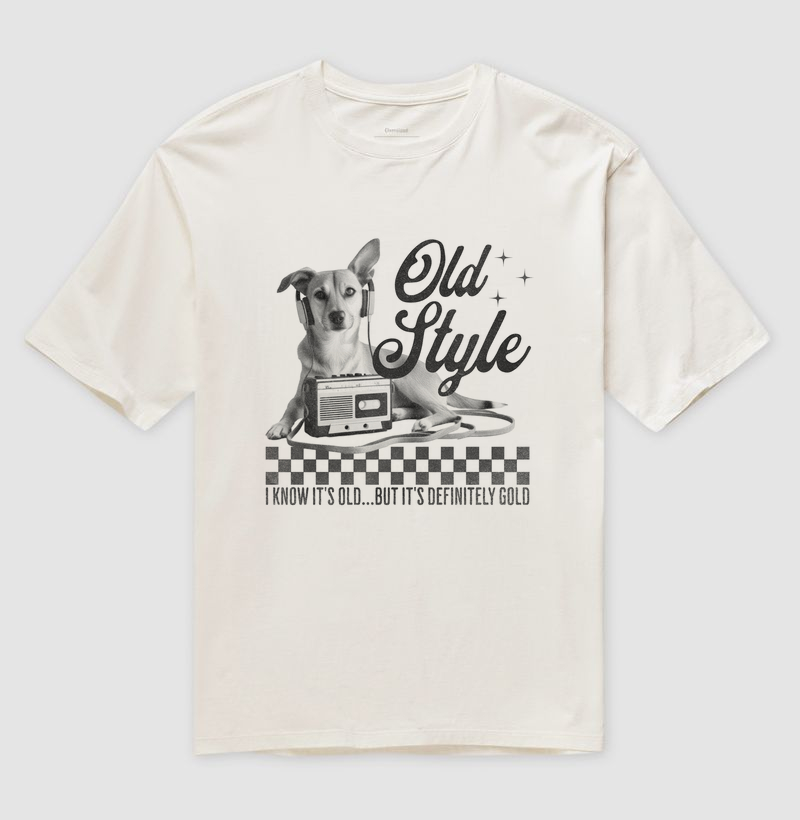Camiseta Oversized Vira-Lata Old Style