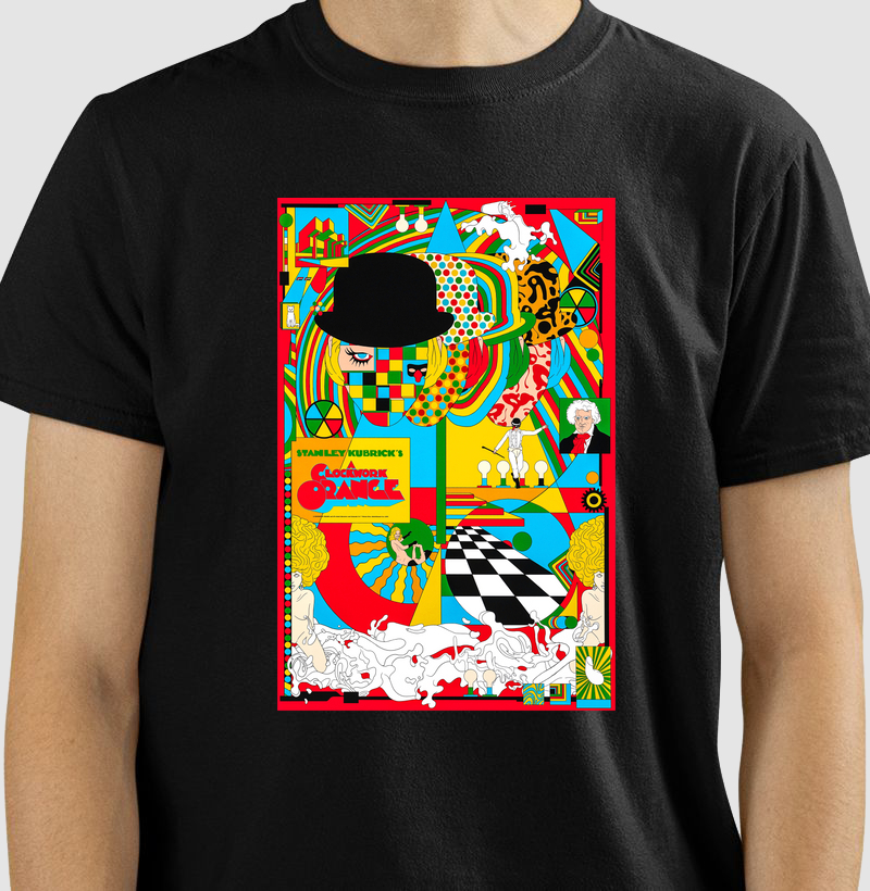 Camiseta Poster, Laranja mecânica