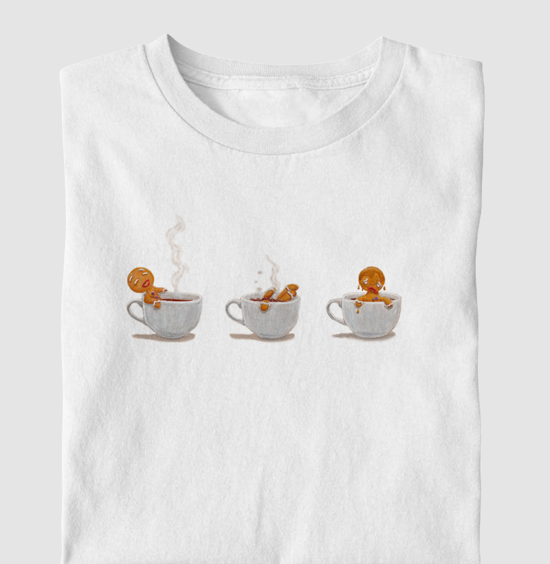 Camiseta Infantil Derretendo na Xícara