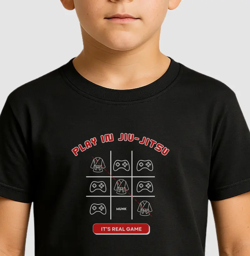 Infantil Jiu-Jitsu It's Real Game