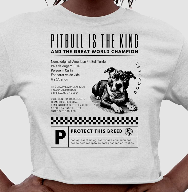 Cropped Dog Pulse Pitbull Is The King – Power in Paws
