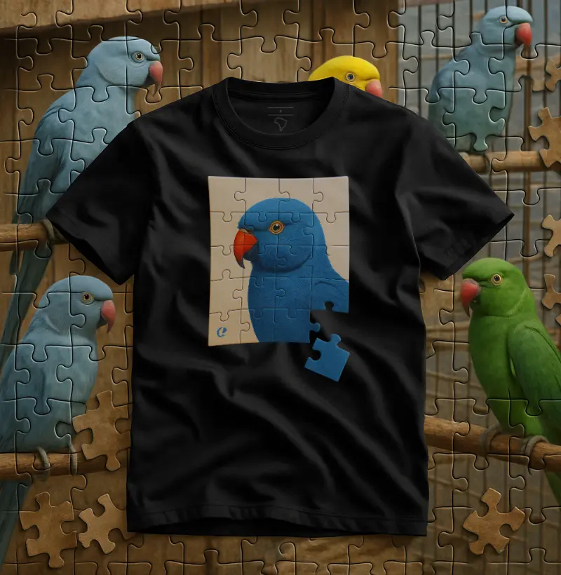 Camiseta Ringneck - Quebra Cabeça