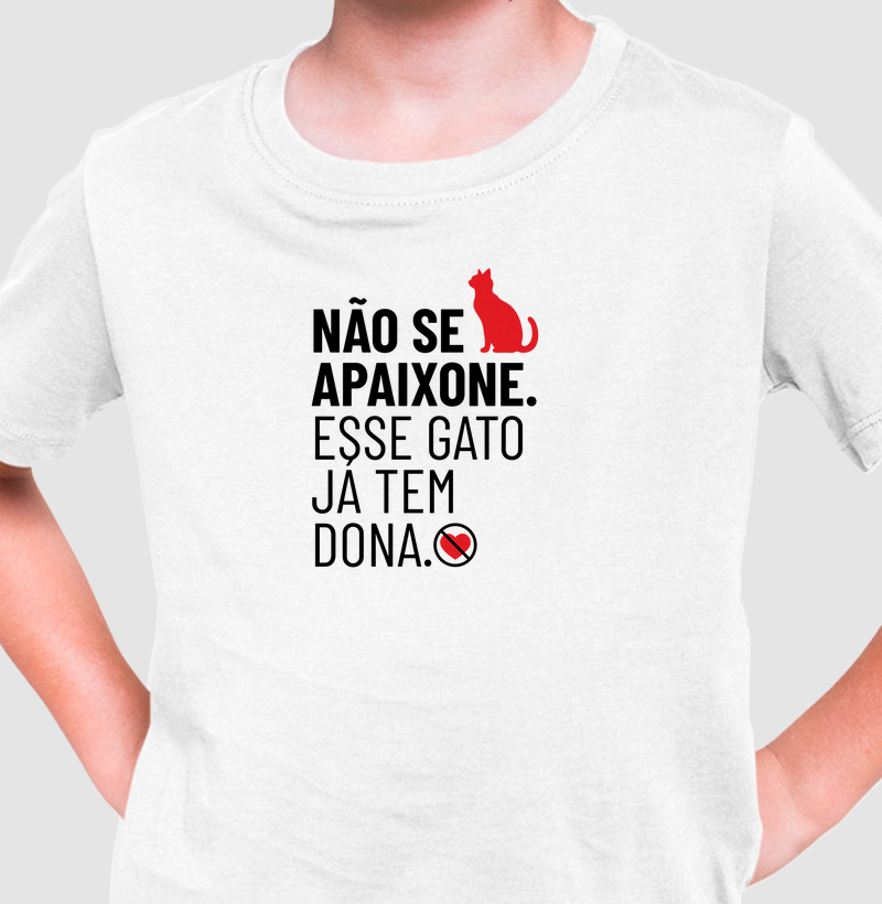 Não se apaixone. Esse gato já tem dona