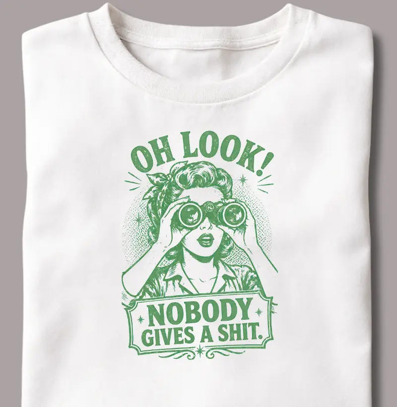 Oh Look! Nobody Gives a Shit