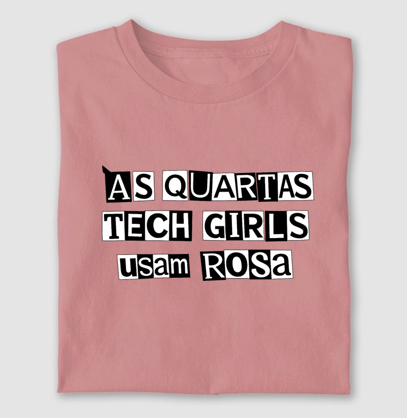 As quartas Tech Girls usam rosa