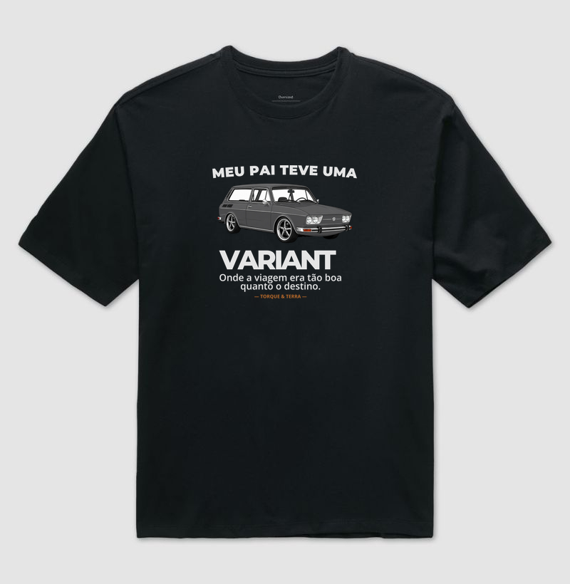 Meu pai teve uma - VARIANT - cinza escuro - Camiseta Oversized