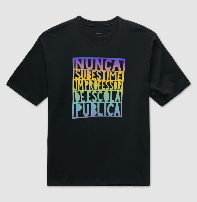 Camiseta Oversized | Escola Pública
