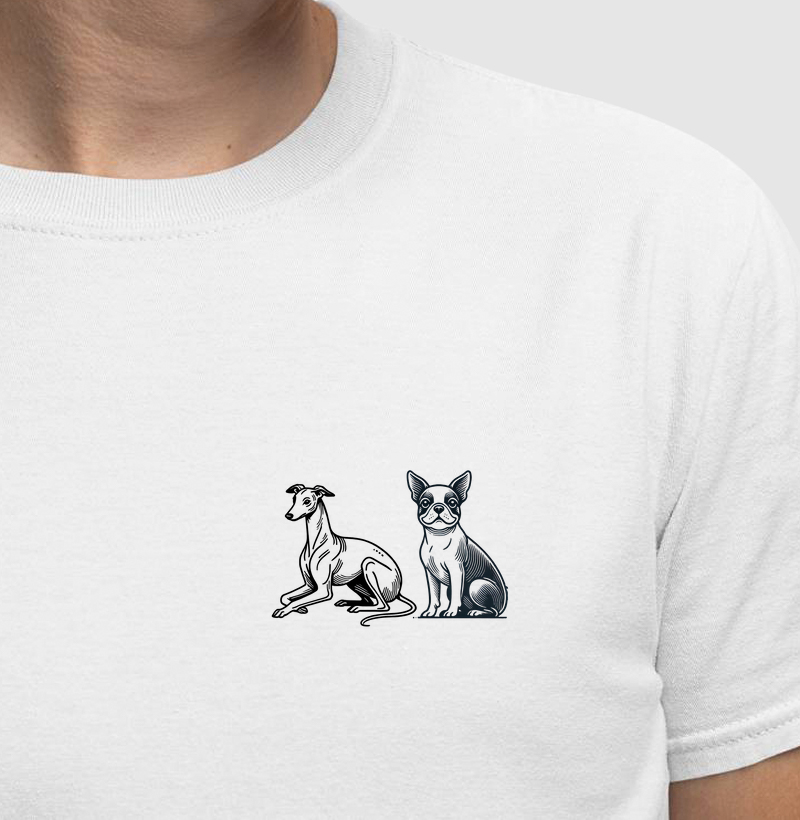 Personalizada boston e whippet linhas 