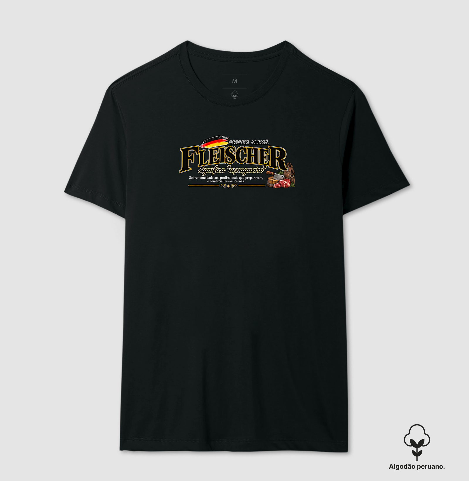 Fleischer  - Camiseta Algodão Peruano